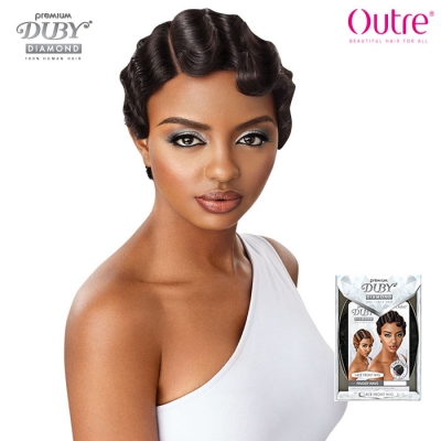 Outre Human Hair Premium Duby Diamond 6 Lace Part Lace Front Wig - FINGER WAVE