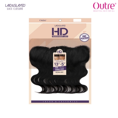 Outre Laid & Slayed 13X5 Lace Closure - HD NATURAL BODY 10-16