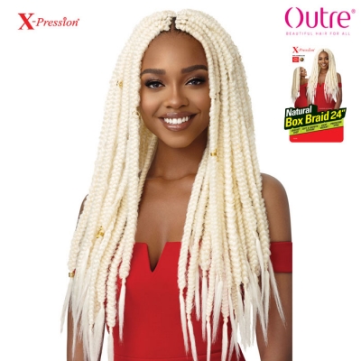 Outre X-Pression Crochet Braid - NATURAL BOX BRAID 24