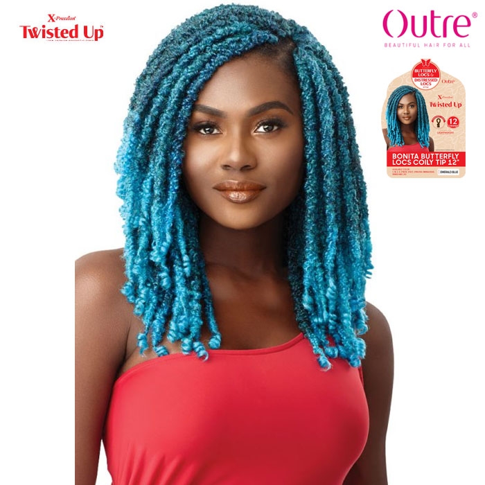 Outre XPression Twisted Up Crochet Braid BONITA BUTTERFLY LOCS COILY