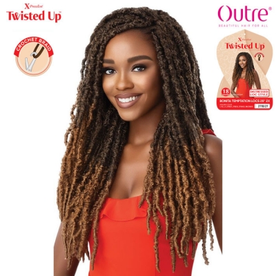 Outre X-Pression Twisted Up Crochet Braid 2X BONITA TEMPTATION LOCS 20