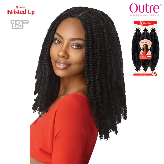 outre x pression twisted up springy afro twist