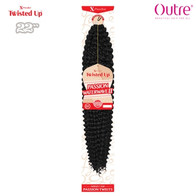 Outre X-Pression Twisted Up Crochet Braid - PASSION WATERWAVE II 22