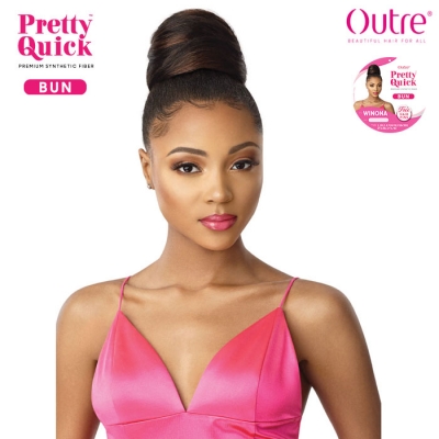 Outre Pretty Quick Synthetic Hair Bun - WINONA