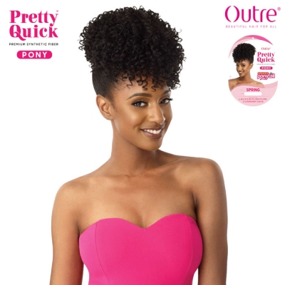 Outre Synthetic Pretty Quick Pineapple Ponytail - SPRING