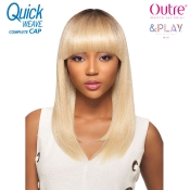 Outre &Play Human Hair Blend Wide Bang Wig - EFFIE