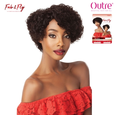 Outre Unprocessed Human Hair Fab & Fly Full Cap Wig - ALMA