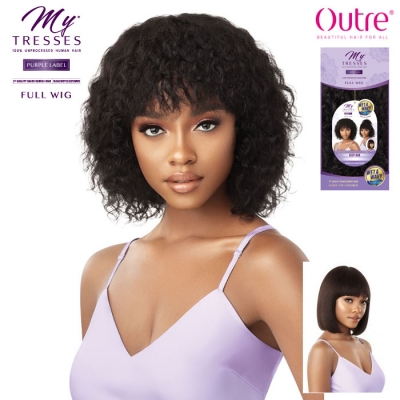 Outre Mytresses WET & WAVY Purple Label Unprocessed Human Hair Wig - DEEP BOB