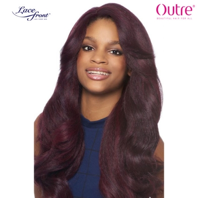 Outre Synthetic L Part Lace Front Wig - BATIK-DOMINICAN BLOW OUT RELAXED BUNDLE 