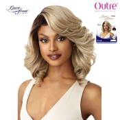 Outre Synthetic 5 Deep L-Parting Swiss Lace Front Wig - BRANDI