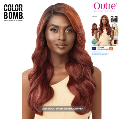 Outre Color Bomb Synthetic HD Lace Front Wig - LEVANA