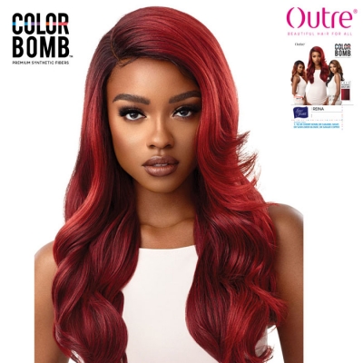 Outre Synthetic Color Bomb Swiss Lace Front Wig - REINA