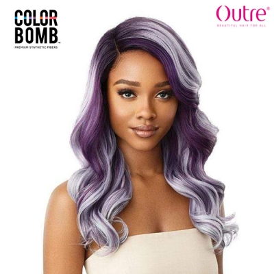 Outre Synthetic Color Bomb Swiss Lace Front Wig - ZOEY