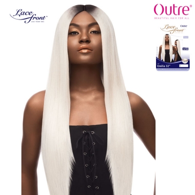 Outre Synthetic Hair Swiss I Part Lace Front Wig - EMILIA 32