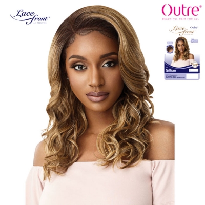 Outre Synthetic Hair 5 L Part Swiss Lace Front Wig - GILLIAN