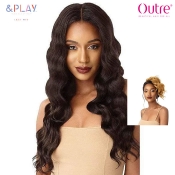 Outre & Play Human Hair Blend 360 Lace Wig - NATURAL DEEP WAVE