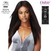 Outre MyTresses Black Label 100% Unprocessed Hand Tied Lace Wig - NATURAL STRAIGHT