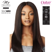 Outre Mytresses Black Label 100 Unprocessed Human Hair 13X6 Vixen 360 Frontal Lace Wig - NATURAL STRAIGHT