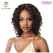 Outre MyTresses Gold Label Unprocessed Human Hair Lace Front Wig - NATURAL CURLY DEEP