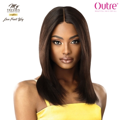 Outre Mytresses Gold Label Unprocessed Human Hair  Lace Front Wig - NATURAL STRAIGHT 20-22