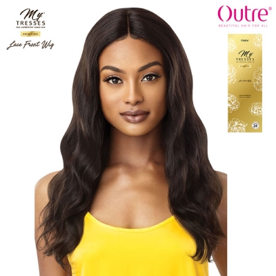 Outre MyTresses Gold Label 100% Unprocessed Human Hair Lace Front Wig - NATURAL WAVE 24