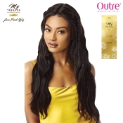 Outre MyTresses Gold Label 100% Unprocessed Human Hair Lace Front Wig - NATURAL WAVE 28