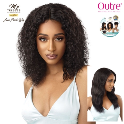 Outre MyTresses Gold Label Unprocessed Human Hair Lace Front Wig - WET & WAVY DEEP WAVE 16-18