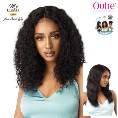 Outre MyTresses Gold Label Unprocessed Human Hair Lace Front Wig - WET & WAVY DEEP WAVE 20-22