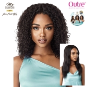 Outre MyTresses Gold Label Unprocessed Human Hair Lace Front Wig -  WET & WAVY JERRY CURL 16-18