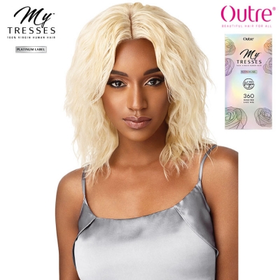 Outre MyTresses Platinum Label 100% Virgin Human Hair 360 Lace Wig - NATURAL WAVE 14