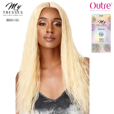 Outre MyTresses Platinum Label 100% Virgin Human Hair 360 Lace Wig - NATURAL WAVE 24