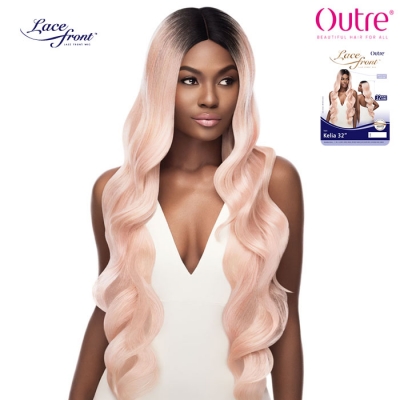 Outre Synthetic Hair Swiss I Part Lace Front Wig - KELIA 32