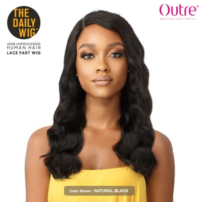 Outre The Daily Wig 100% Human Hair Lace Part Wig - HH OCEAN BODY 20