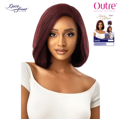 Outre Synthetic Swiss Lace Front Wig - SARITA