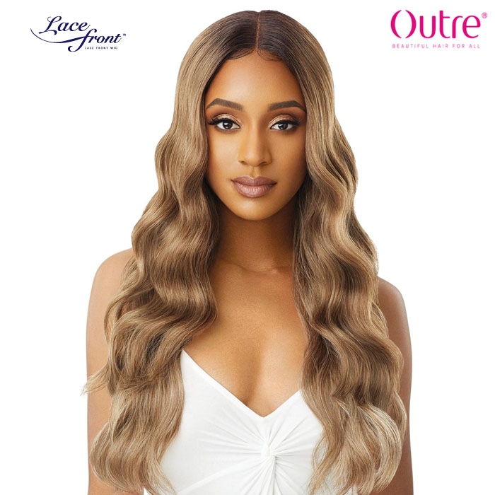 Outre Synthetic Sleeklay Part HD Lace Front Wig - IDINA