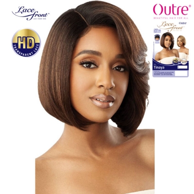 Outre Synthetic HD Transparent Lace Front Wig - TINAYA