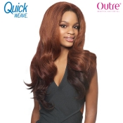 Outre Quick Weave Synthetic Hair Half Wig - BATIK DOMINICAN BLOW OUT RELAXED BUNDLE HAIR