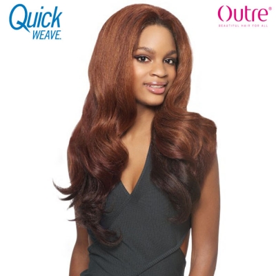 Outre Quick Weave Synthetic Hair Half Wig - BATIK DOMINICAN BLOW OUT RELAXED BUNDLE HAIR