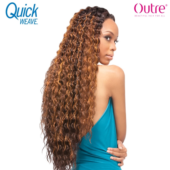 Outre Quick Weave Synthetic Hair Half Wig GISELLE