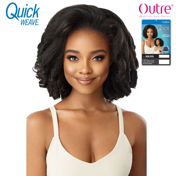 Outre Quick Weave Synthetic Hair Half Wig NIKAYA