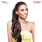 Outre Timeless Synthetic Drawstring Ponytail - PASSION