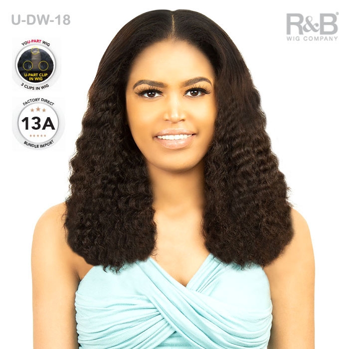 Randb Collection 13a 100 Unprocessed Brazilian Virgin Remy Hair U Part Lace Wig U Dw 18