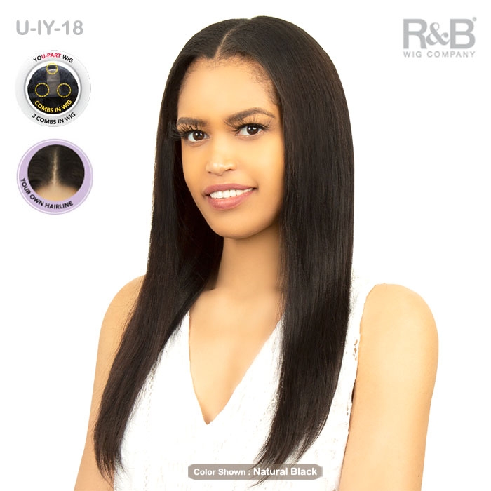 Randb Collection 100 Unprocessed Brazilian Virgin Remy Hair U Part Lace Wig U Italian Yaky 18