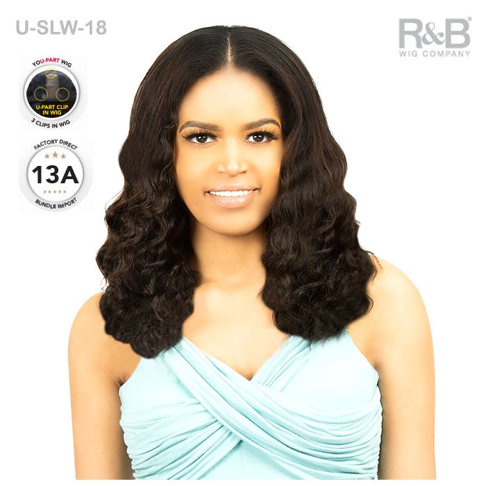 Randb Collection 13a 100 Unprocessed Brazilian Virgin Remy Hair U Part Lace Wig U Slw 18