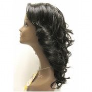 Vivica Fox, Synthetic Lace Front Wig, BROWN