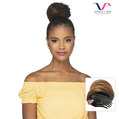 Vivica A Fox NATURAL C CURL BUN WITH CLIP IN PLASTIC COMB - BN-SWIRL