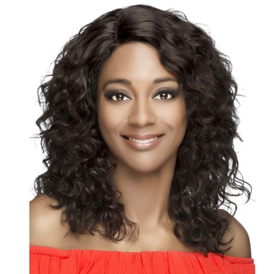 Vivica A Fox Remi Hair Natural Brazilian Swiss Lace Front Wig - KEELIN