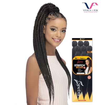 Vivica A Fox Stretch Crochet Braid 25 6PCS - STRCHB-625