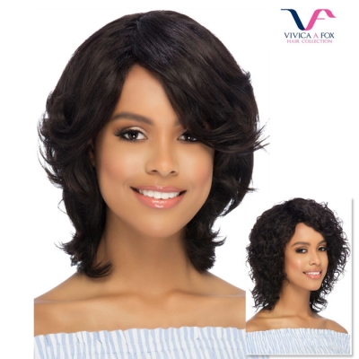 Vivica A Fox Remi Natural Brazilian Wet n Wavy Pure Stretch Cap Wig - WW-HELIOS